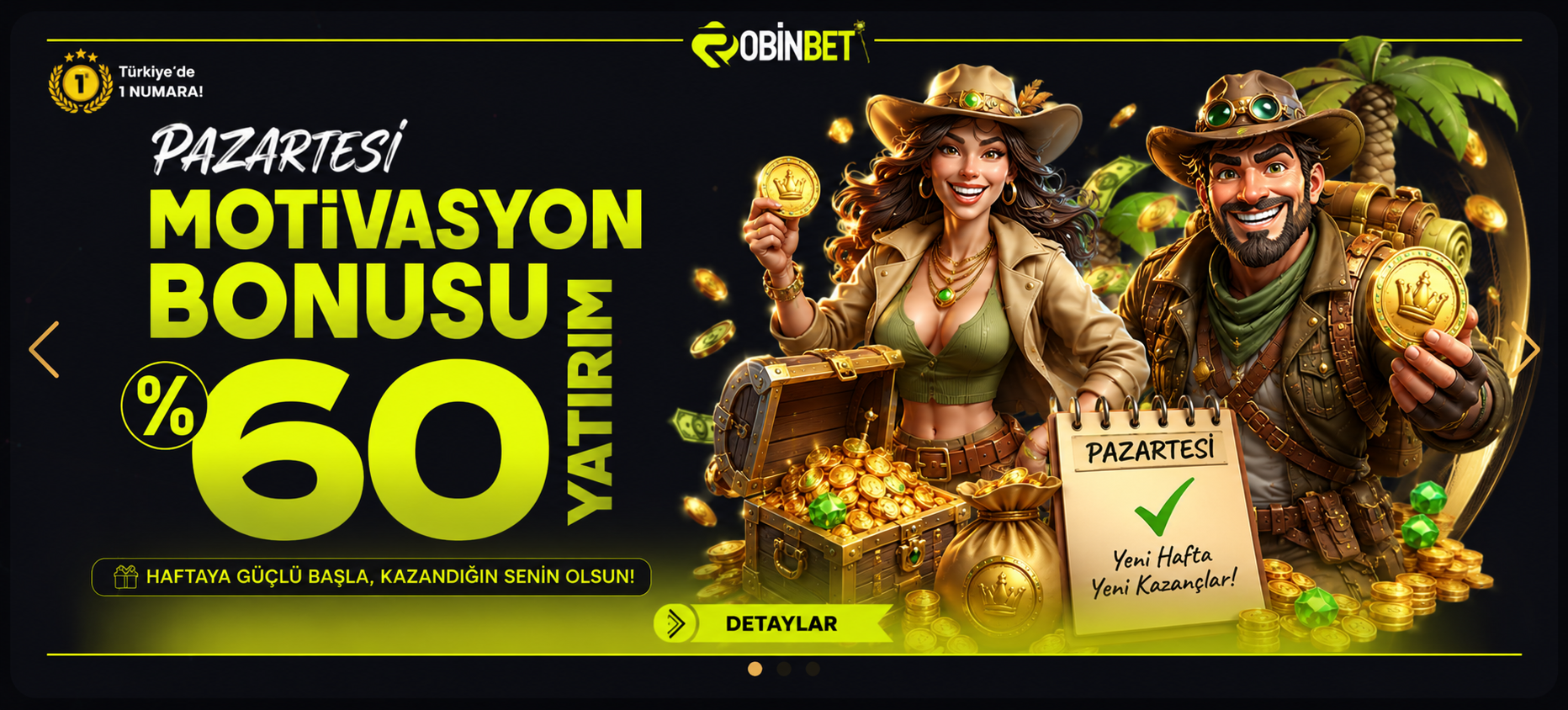 Pazartesi Motivasyon Bonusu ÔÇô %60 Yat─▒r─▒m